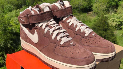 Nike Air Force 1 Mid Chocolate Cream First Look Top