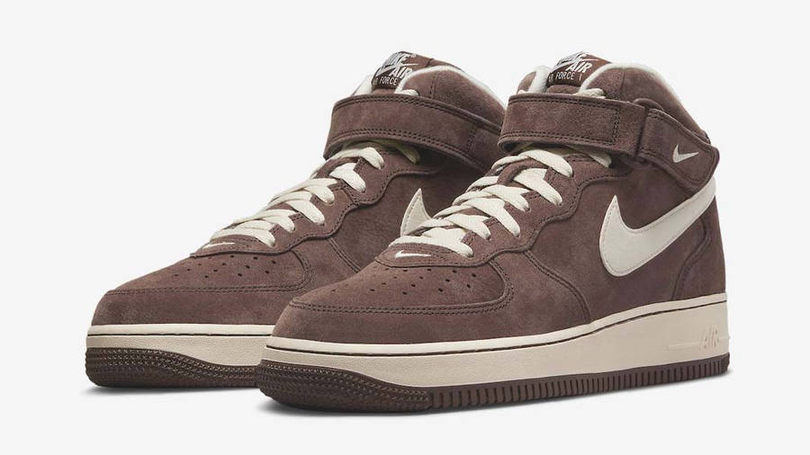 Nike Air Force 1 Mid Chocolate Cream Front