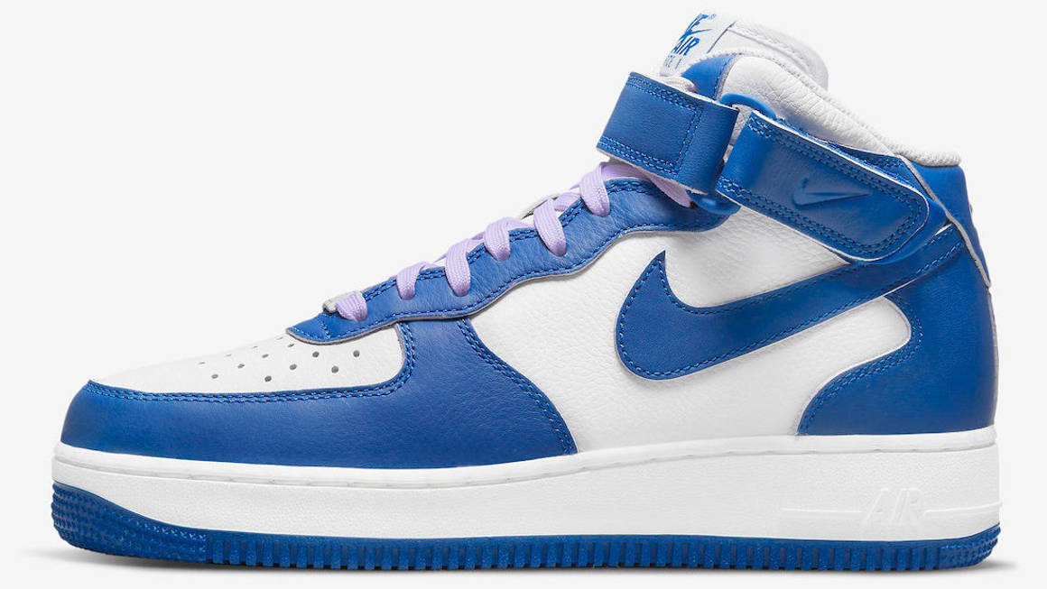 The Nike Air Force 1 Mid Surfaces in a 