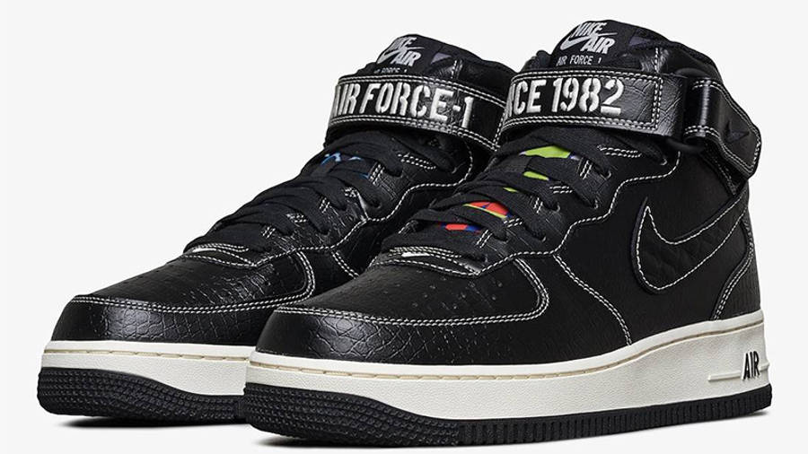 Nike Air Force 1 Mid LX Anniversary Edition Black | Where To Buy | DV1029-010 | The Sole Supplier