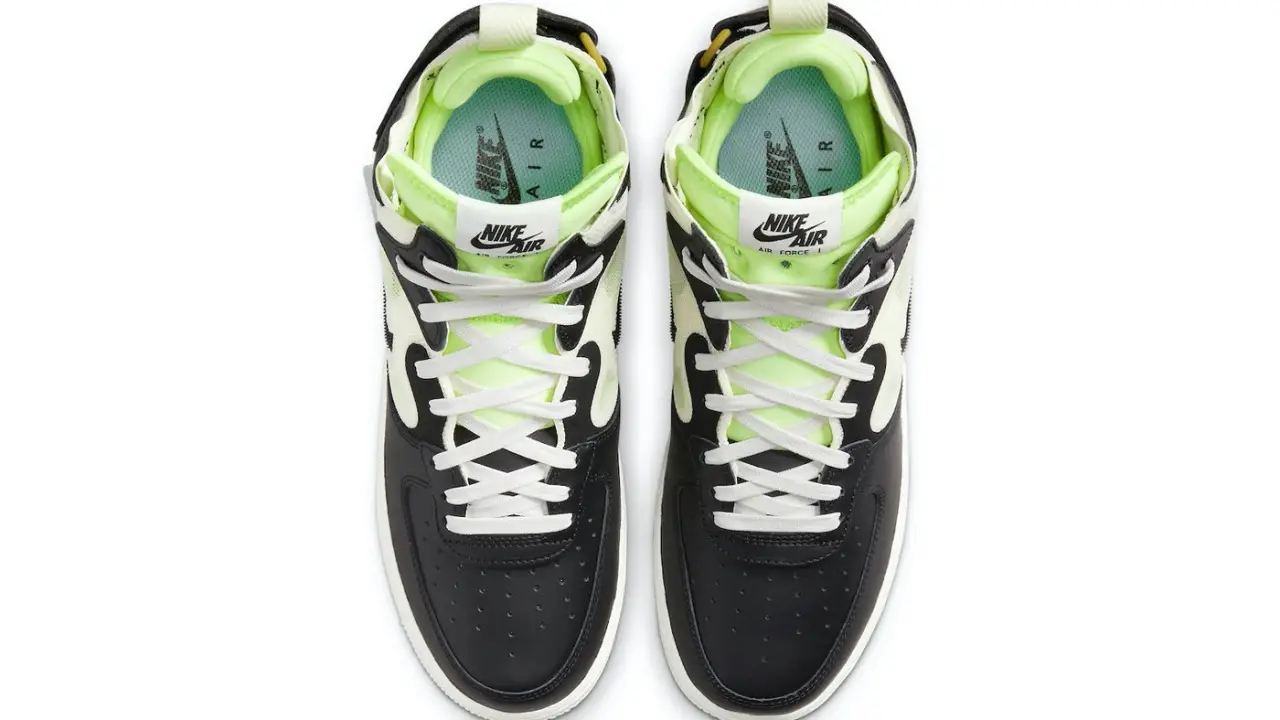 Nike air force hot sale 1 neon swoosh