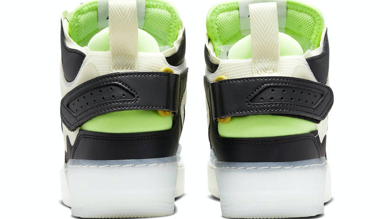 Nike Air Force 1 Mid React Black Neon 4