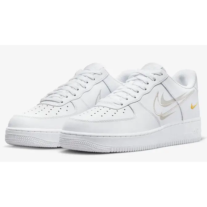 Nike Air Force 1 Multi Swoosh White | Where To Buy | DX2650-100 | The ...