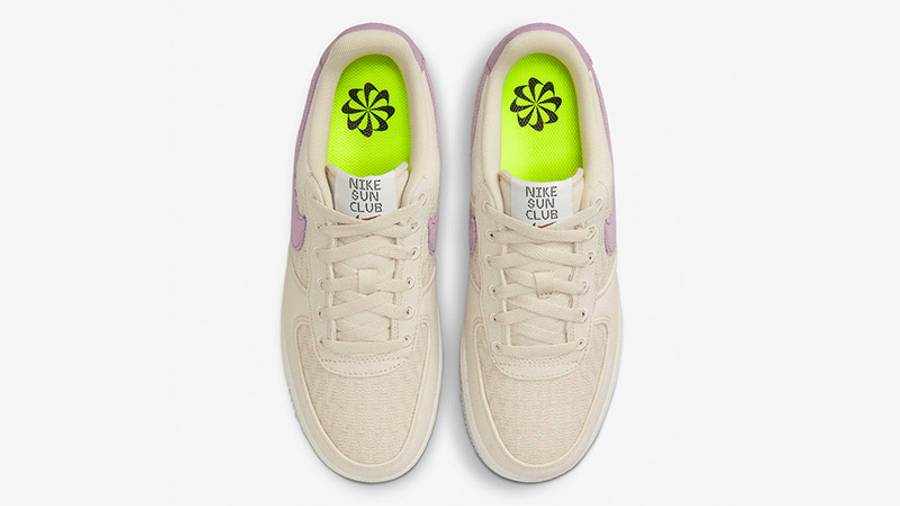 Nike Air Force 1 Sun Club Beige Purple | Where To Buy | DJ9944-101 | The Sole Supplier