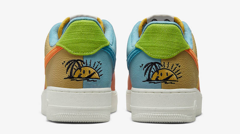 Nike Air Force 1 Low GS Sun Club Gold Multi