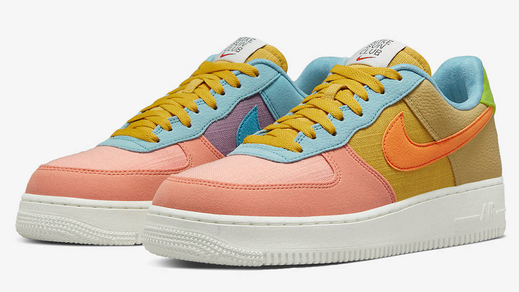 Nike Air Force 1 Low GS Sun Club Gold Multi