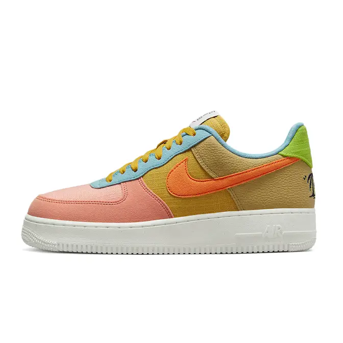 Nike Air Force 1 Low GS Sun Club Gold Multi Where To Buy