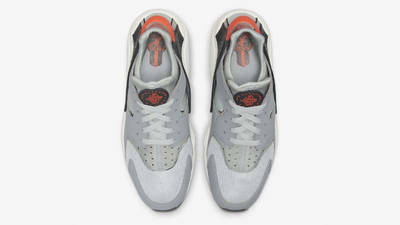 Nike Air Huarache Grey Orange Middle