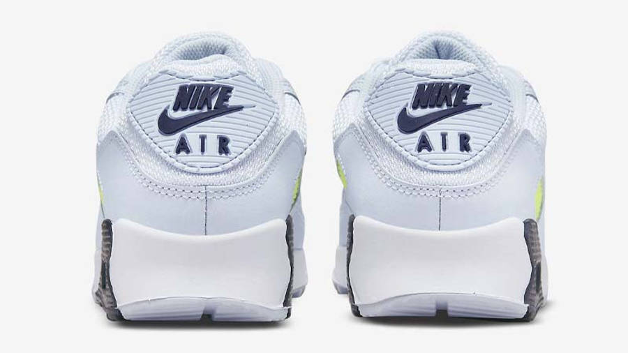 Nike Air Max 90 3D Swoosh White Volt Back