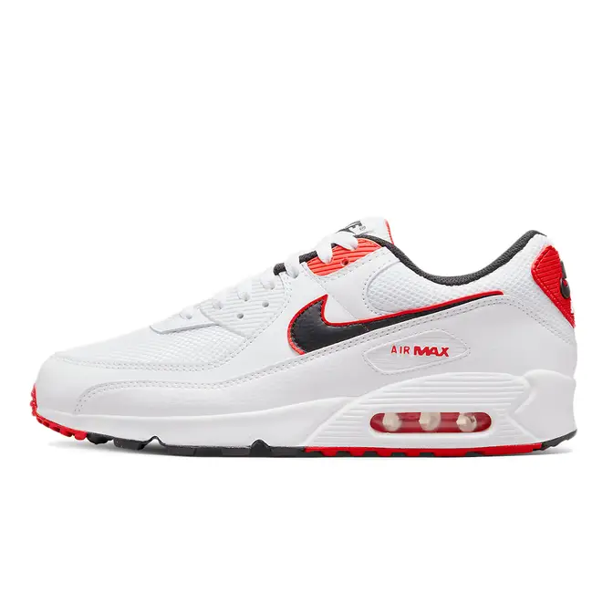 Orange and white air max 90 sale