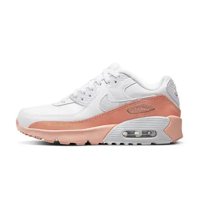 Nike Air Max 90 Leather Rainbow Salmon Gs