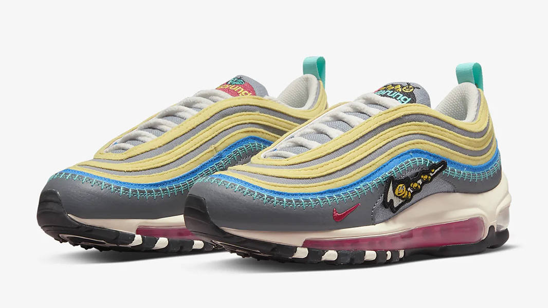 Nike Air Max 97 GS Air Sprung Grey Celery
