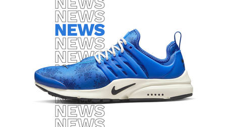 The Nike Air Presto Blooms with Blue Floral Patterns