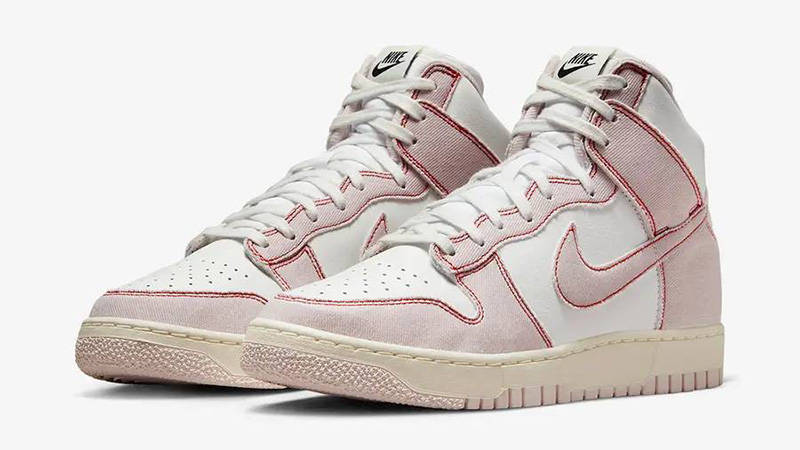 Nike Dunk High 1985 Pink Denim DQ8799-100 front