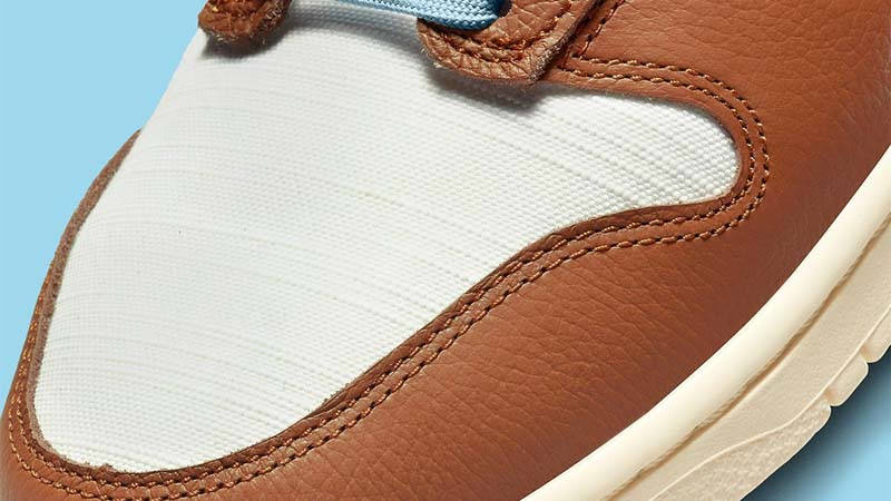 Nike Dunk High Certified Fresh Brown White Closeup 1
