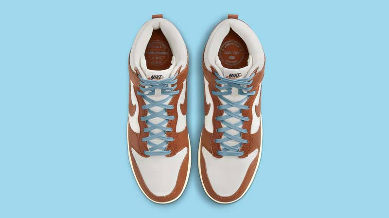 Nike Dunk High Certified Fresh Brown White Middle