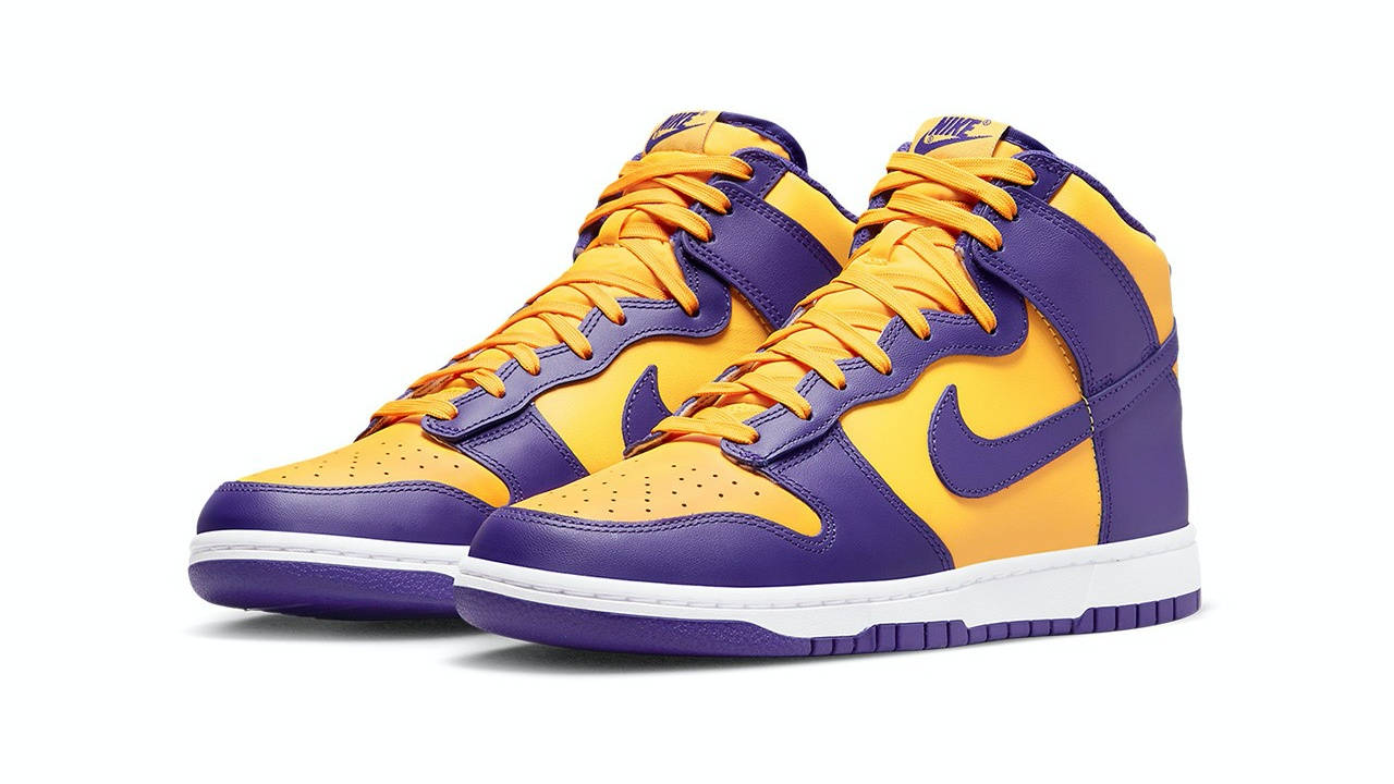 Nike Dunk High Lakers 3