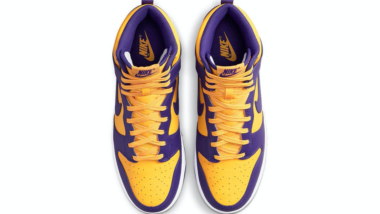 Nike Dunk High Lakers 4