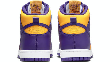The Nike Dunk High "Lakers" Sports a Familiar Colour Scheme