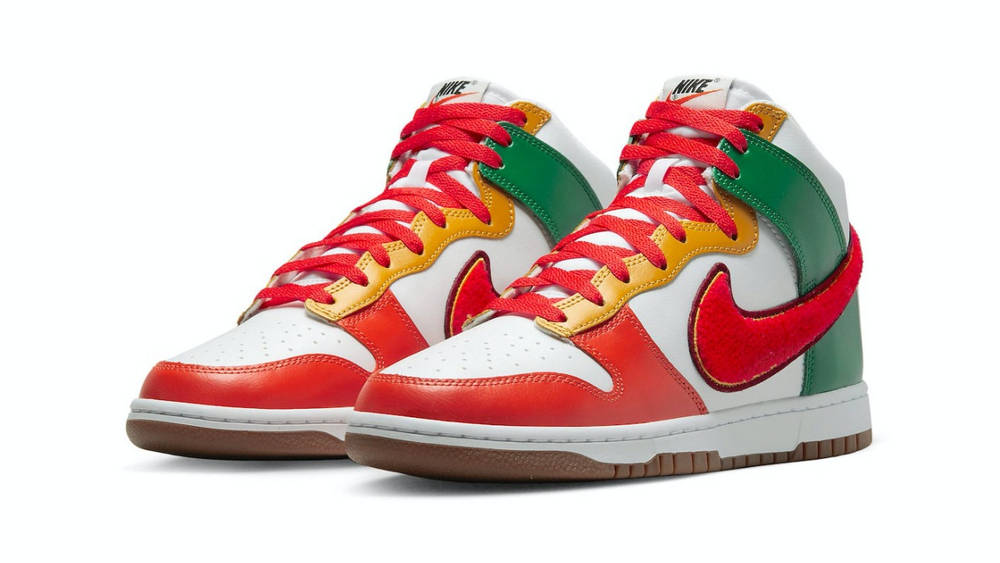 Image via Nike Nike Dunk High Uni Chenille w
