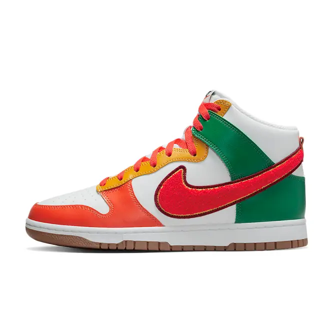 Nike Dunk High University Chenille Swoosh Where To Buy DR8805 100 The Sole Supplier