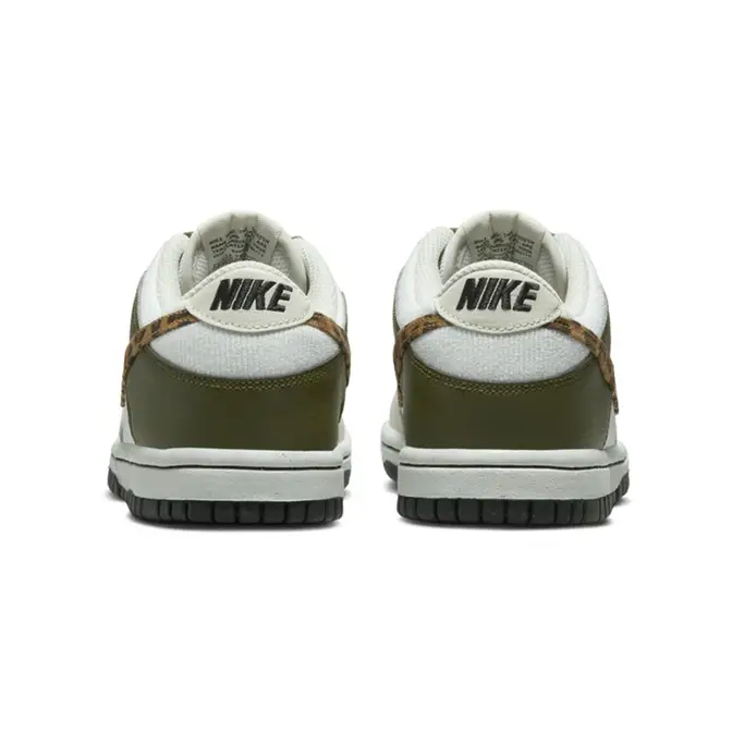 Nike Dunk Low GS Leopard Olive | Where To Buy | DX9282-100 | The Sole ...