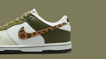 The Nike Dunk Low "Leopard Olive" Gets the Green Touch