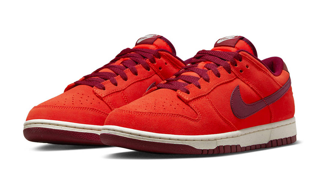 Nike Dunk Low Orange Suede DQ8801-800 Side