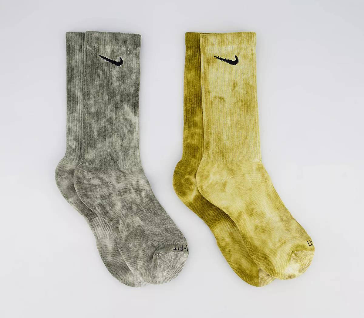 brown tie dye nike socks