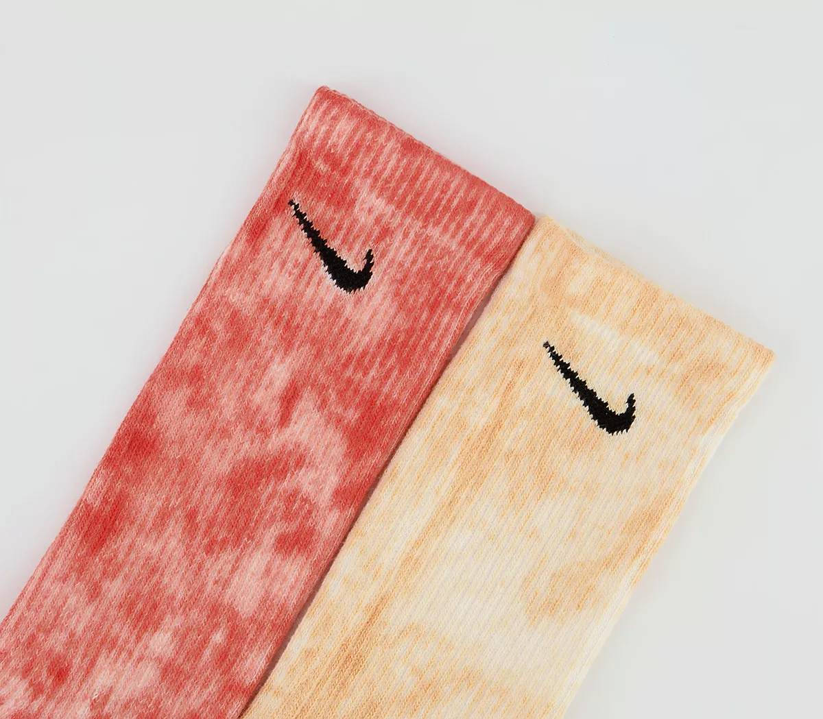 Nike Everyday Plus Tie Dye Socks (2 Pairs)