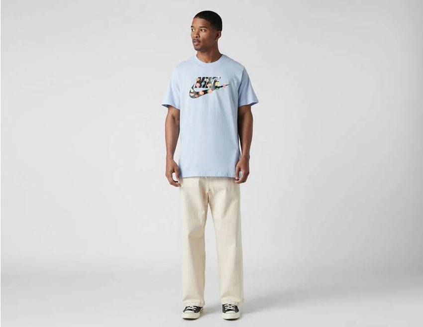 Nike Fruit Sticker Futura Logo T-Shirt Blue full