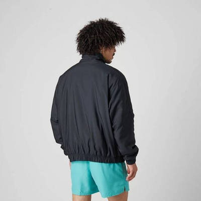 Nike NRG Premium Essentials Satin Bomber Jacket Black back