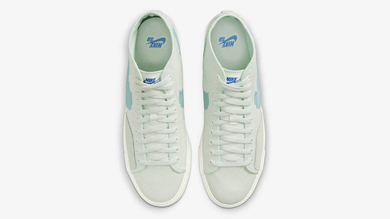 Nike SB Blazer Court Mid Premium Barely Green DM8553-300 middle