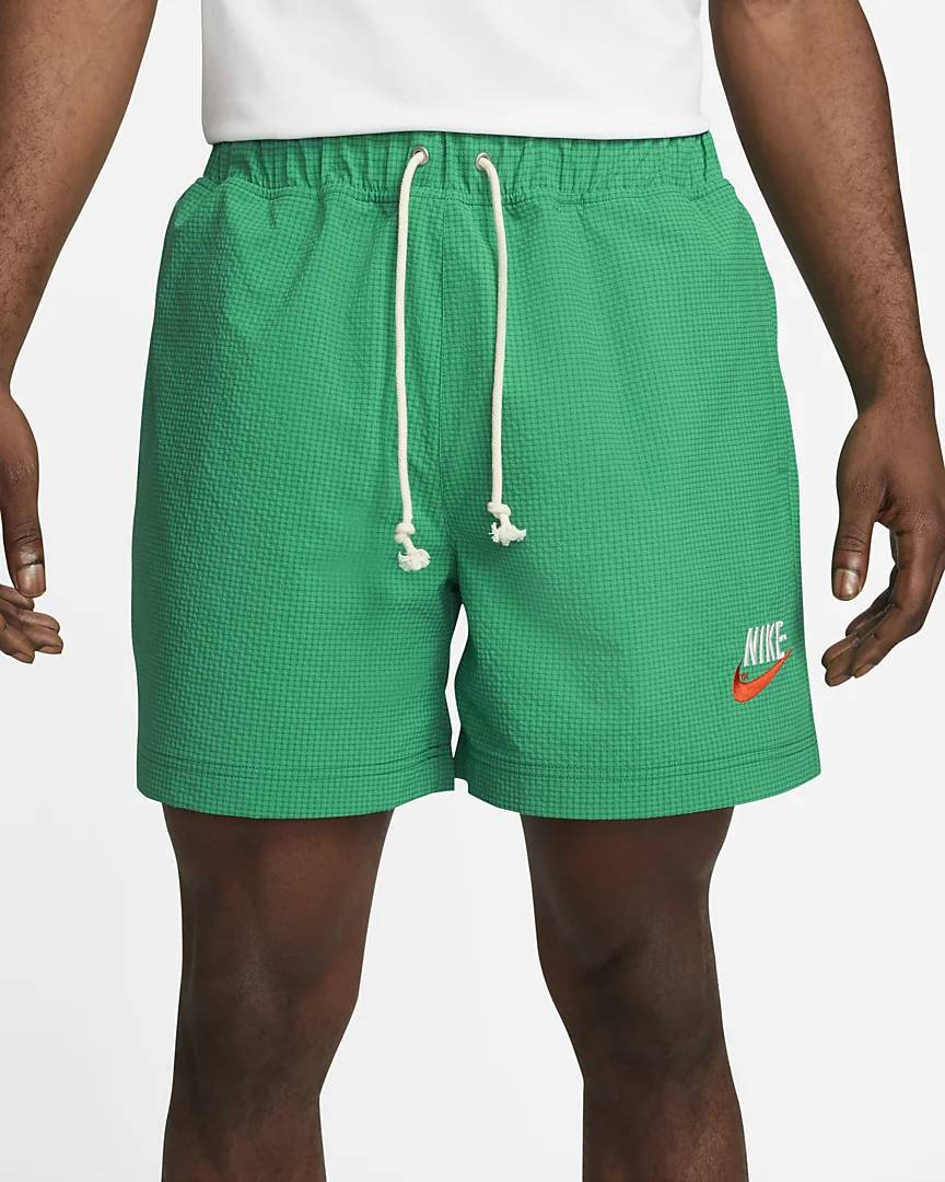 Nike Sportswear Lined Woven Shorts - Green | The Sole Supplier