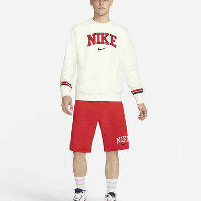 Nike Sportswear Retro Fleece Sweatshirt Sail full