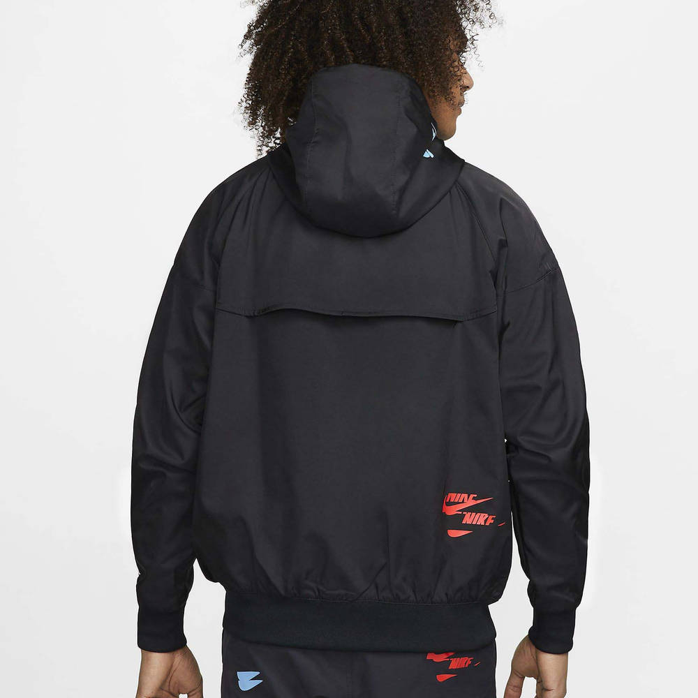 Nike Sportswear Sport Essentials+ Woven Windrunner Jacket Black Back