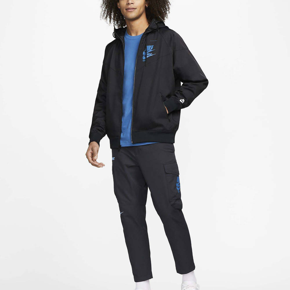 Nike Sportswear Sport Essentials+ Woven Windrunner Jacket Black Full