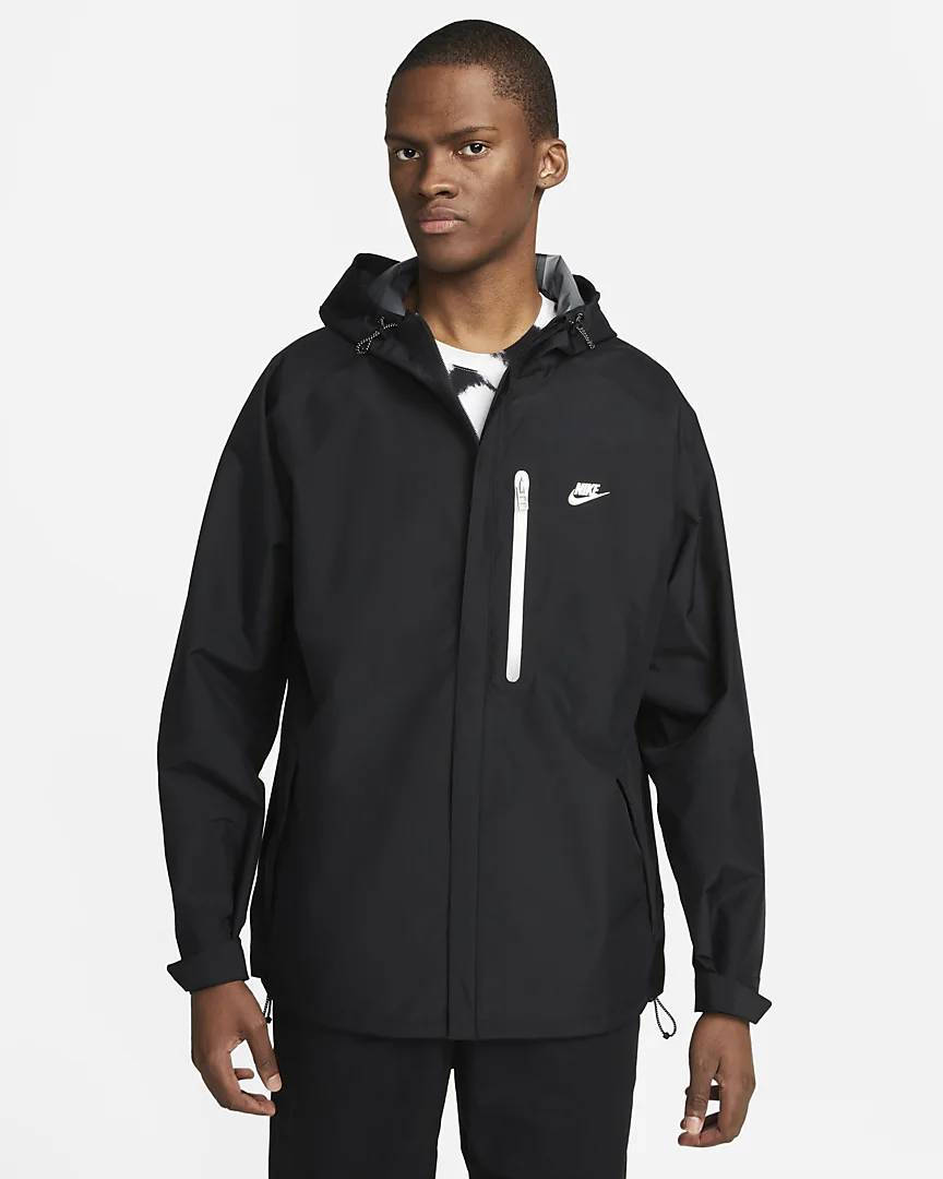 Nike Sportswear Storm-FIT Legacy Hooded Shell Jacket - Black | The Sole ...