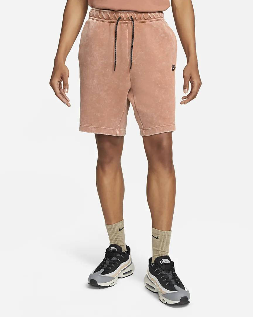 Nike Sportswear Tech Fleece Wash Shorts Mineral Clay side
