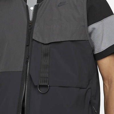 Nike Sportswear Tech Pack Unlined Gilet Black zip