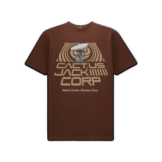 大阪買蔵NIKE CACT.US CORP Tee Brown トラヴィス XL Tシャツ/カットソー(半袖/袖なし)
