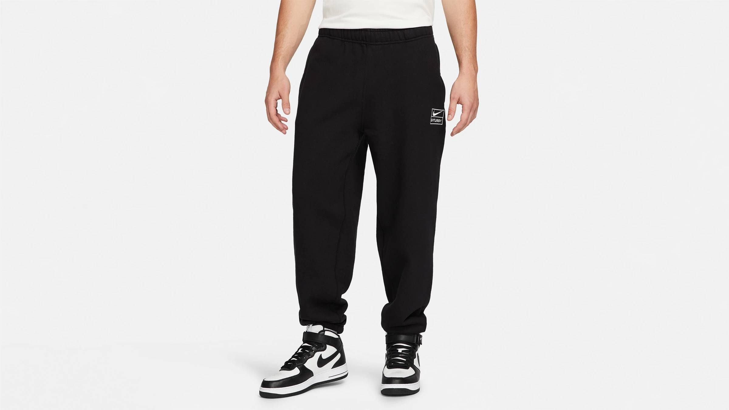 新品Stussy x Nike Fleece Pants black XL+inforsante.fr