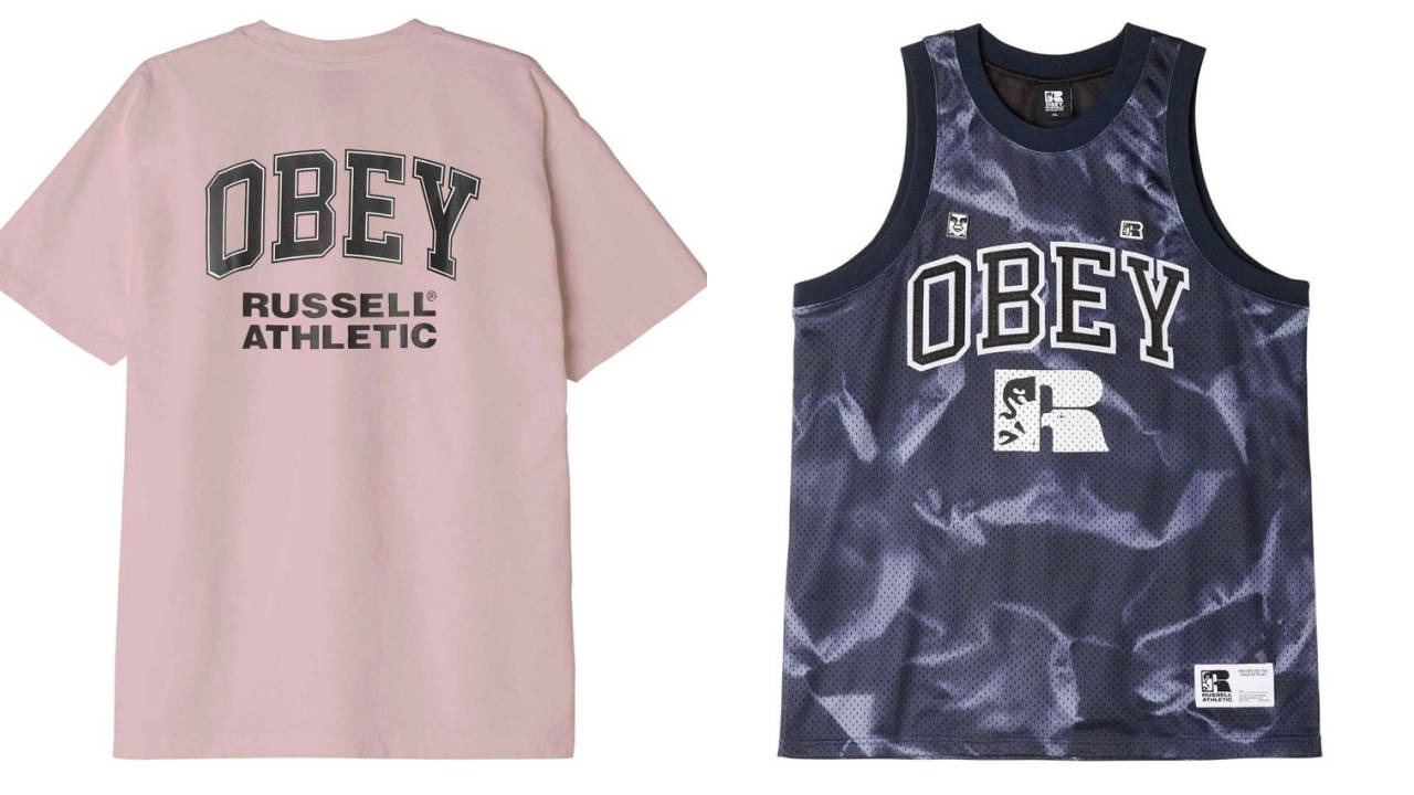 OBEY x Russell Athletic Embrace the Varsity Trend With This Latest Collection