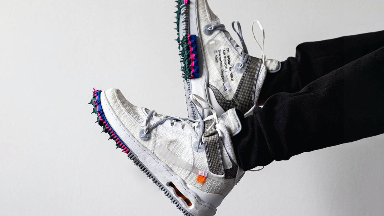 Off-White x Nike Air Force 1 Mid White 1
