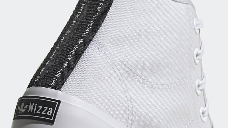 Parley x adidas Nizza High White GV7607 Detail
