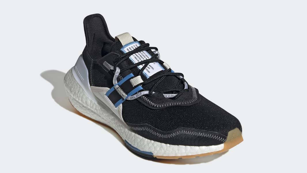 Parley x adidas Ultra Boost 22 Black White Front