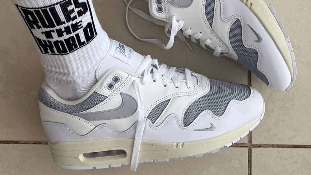 Image via clint419 Patta x Nike air Max 1 White