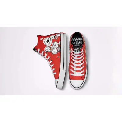 Peanuts x Converse Chuck Taylor All Star Signal Red Middle