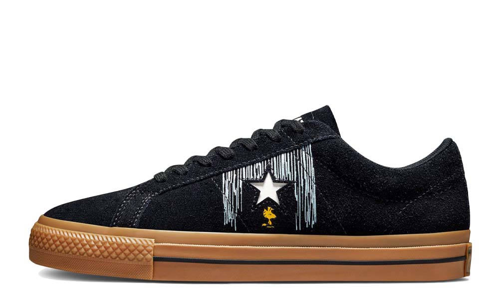 Peanuts x Converse One Star Black