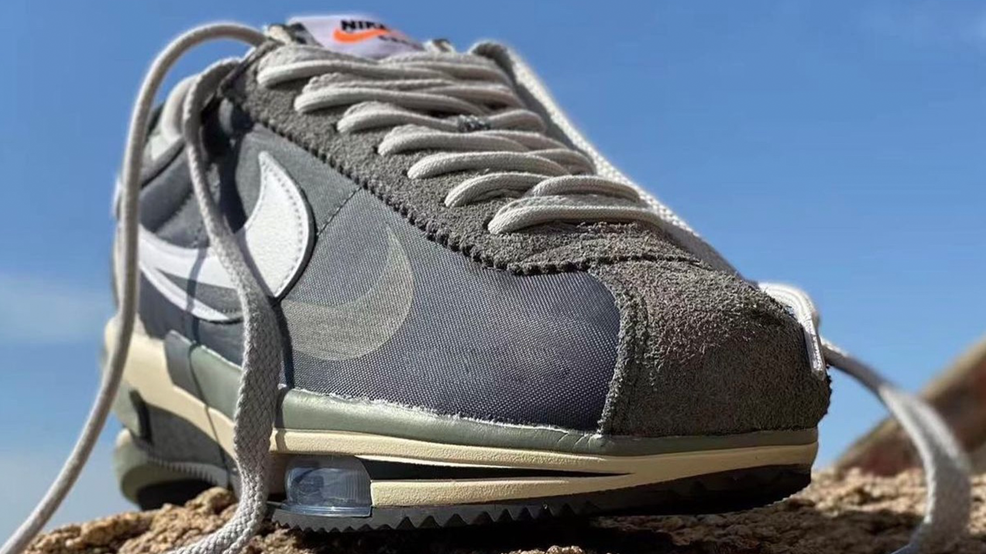 sacai x Nike Cortez Grey